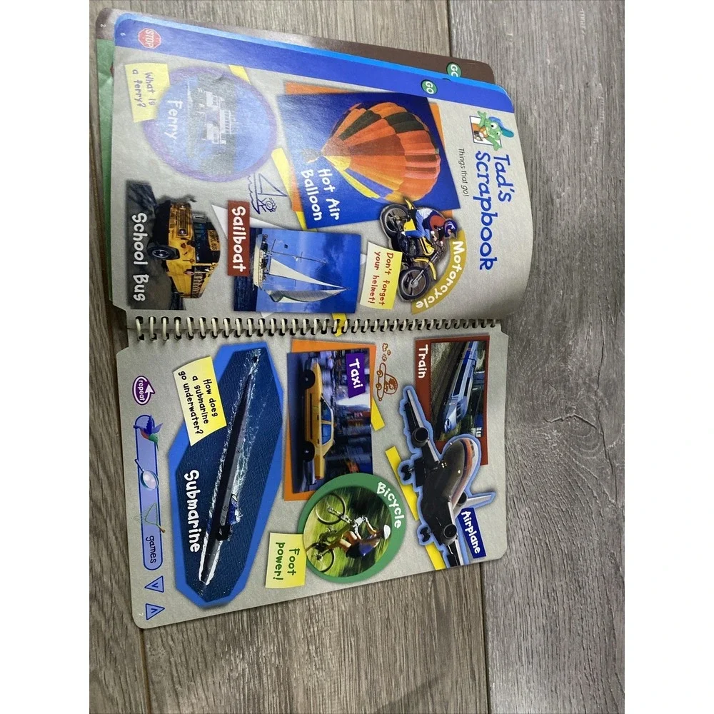 Leap's Pond Leap Frog Leap Pad - Activity‎ & Game Book & cartridge